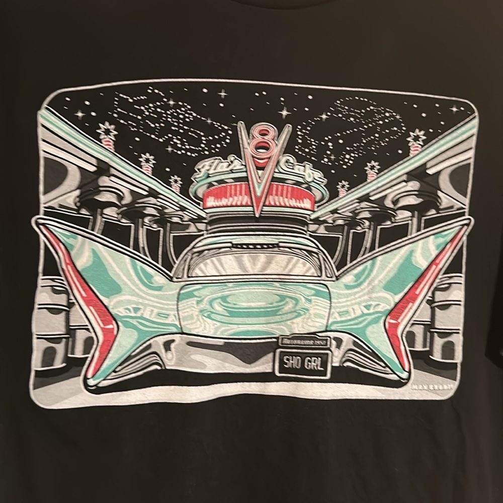 3/$20 Disney Flo’s Cafe Black T-Shirt